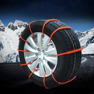 P88C 타이어 그립 스노우 체인 케이블 벨트 겨울 10x 방지 스키드 범용 호환 휠