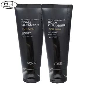 보닌 오일 컨트롤 앤 수딩 폼 클렌저 100ml 2개/남성폼클렌징