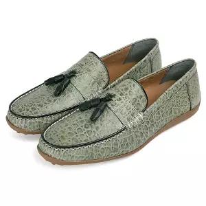 RHJ-54-471 테슬 남자로퍼 낮은굽1cm 소가죽 수제화