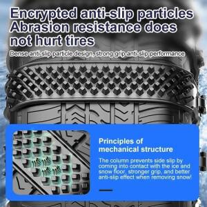스노우 체인 1/4/8/10개 타이어 우레탄 세트 휠 벨트 자동차 차량용 호환 겨울 미끄럼 방지 방지 스키드 아