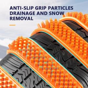 미끄럼 방지 스노우 체인 타이어 우레탄 세트 휠 벨트 자동차 차량용 호환 겨울 호환 액세서리 8 개