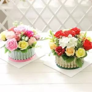 레드 돈케이크 어버이날 로즈플라워케익 용돈박스(30)