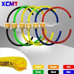 스쿠터 바이크 오토바이 먼지 자전거 범용 6mm ATV 연료 필터 가솔린 가스 오일