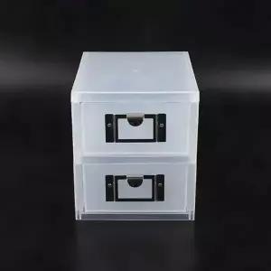 ( )수납함 시스맥스 미니 2단 네오 아이박스 보관함 데스크정리함