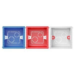 Depoguye 모델 86 정사각형 매립형 내부 장착 석고보드 정션 박스 벽 스위치 소켓 하단 상자는 EU UK