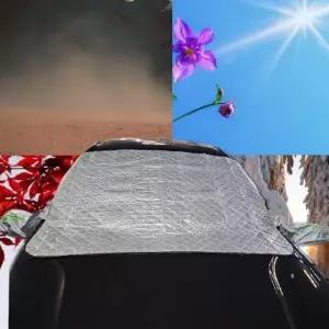 ( )NEW그린 미니쿠페 클럽맨 백미러커버형 앞유리덮개 와이퍼보호 성에 눈쌓임방지커버