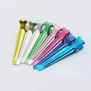 ( )철 미용핀 4개 머리핀 미니집게핀 미용실핀 헤어액세서리 집게핀 헤어악세사리 헤어핀 머리집게 앞머리