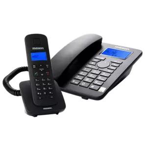 발신자표시 스피커폰 1.7GHz 디지털 유무선전화기 세트 백라이트 내선통화 가정용 사무실 집전화기