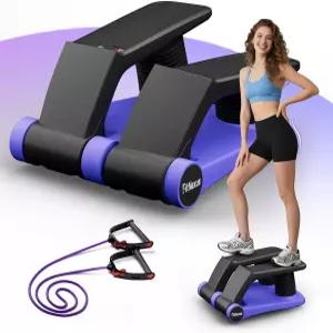 공기 압축 저항 스테퍼 ？ 가정용 심장 운동을 위한 조절식 미니 계단 클라이머 LCD 디스플레이가 장착된