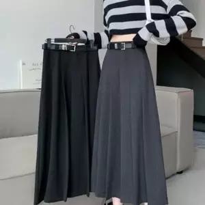 캐쥬얼치마 여성 40대 미니 미디스커트 슬림 여친룩