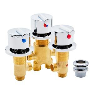 청동 크롬 도금 세라믹 카트리지 냉온수 믹서 2 웨이 욕조 폭포 탭 목욕 샤워 헤드 및 마사지 물 입구