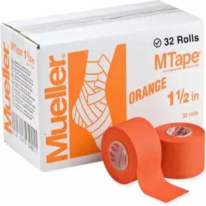 뮬러 스포츠 메디신 엠테이프 롤스 팀 팩 고품질 운동 테이프 빠르고 효과적인 테이핑을 위해 쉽게 찢어짐