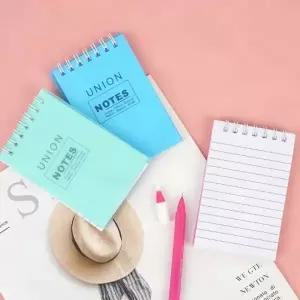 ( )미니노트 유선노트 다이어리 세로형 스프링 미니