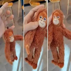 (색상 오랑우탄 키링)[사러왕]귀여운 오라우탄 인형 키링 미니 키링 원숭이 인형 백참 가방고리 열쇠고리