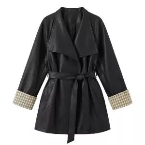 클라셰 글로시심플포인자켓+벨트SET_B6S0348