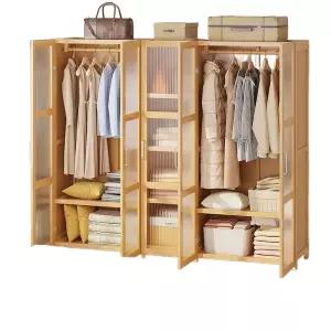 조립식 옷장 1인가구 행거 접이식 커튼 80cm 원룸 스탠드 네이비