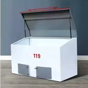 제설 박스 모래함 장비 보관함 방재함 염화칼슘 모래 도구함 적사함 장마 폭설 대비