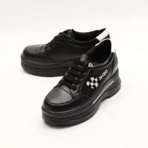 [신세계라이브쇼핑][옷자락] 여성 봄가을 키높이 합성 가죽 통굽 운동화