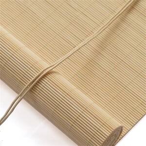 리프터 롤러 블라인드 베이지 색 장식과 대나무 커튼 커튼 발코니/차 방/정원 음영 야외