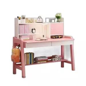 초등학생책상 조립식 주니어 핑크 의자세트 핑크책상 아이방