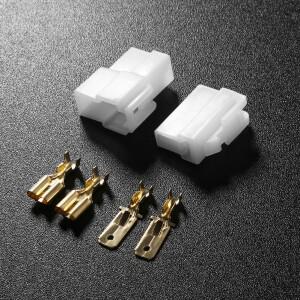 T형 DC 전원 커넥터 플러그 무전기 액세서리 2핀 라디오 암수 켄우드 호환 야에스루 아이콤 범용