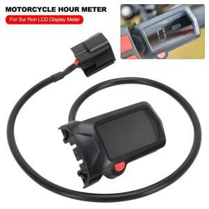 SUR RON 라이트 비 바이크 오토바이 타코미터 LED 디스플레이 속도계 서론 전기 크로스컨트리 바이크용