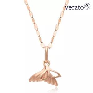 베라토 14K 고래꼬리 솔리드 목걸이