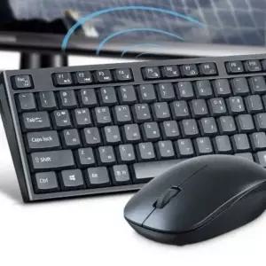 게이밍 사무용 무선 키보드 마우스 세트 블랙 화이트