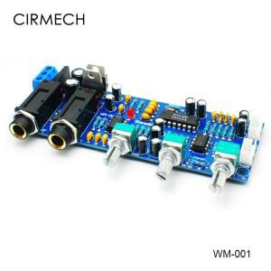 CIRMECH-PT2399 NE5532 노래방 보드 마이크 앰프 프리 잔향 에코 사운드