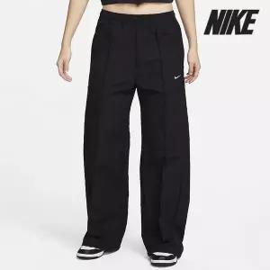 [나이키] 팬츠 /e5- FQ3589-010 / 우먼스 스포츠웨어 에브리씽 우븐 미드라이즈 오픈 헴