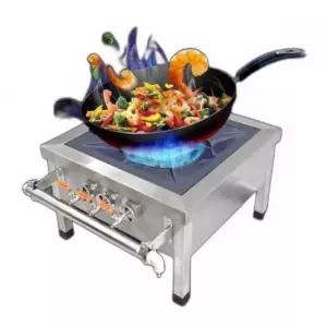 식당화구 업소용가스버너 고화력 갖춘 아이 높은 및 싱글 중화렌지 내하력