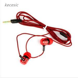 Kecesic-휴대용 인이어 와이어 헤드셋 이어폰 3.5mm 음악 마이크 없음 Mp4 아이폰 호환 삼성 호환 전화용 6