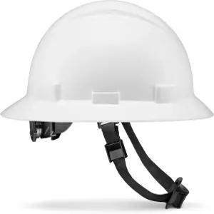 ACERPAL 풀 브림 통풍 없는 타투/스컬 디자인 매트 마감 OSHA 하드햇 6포인트 서스펜션 포함