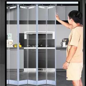 자바라 홀딩도어 미닫이문 가게 도어 접이식문 방풍 슬라이딩