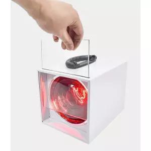 차량 썬팅 열차단 측정기 단열 창문 램프 적외선 필름