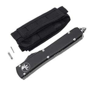 파이어-히트 마이크로 커팅툴 부품 알루미늄 스틸 핸들 캠핑 낚시 도구 OTF D2 스틸 EDC 포켓 나이프