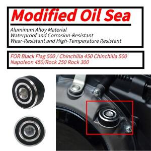 친칠라용 바이크 오토바이 엔진 클러치 커버 오일 씰 캡 300/450 나폴레온 450 블랙 플래그 500 누수 방