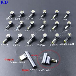 100W DC 5.5x2.1mm 8핀 원형 커넥터로 변환하는 마그네틱 고속 충전 어댑터 플러그로 노트북 전원 공급 충