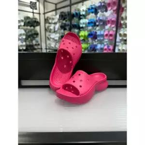 [보리보리/크록스]MARIO크록스 베이 슬라이드 211108-6ZQ 드래곤프루트 핫핑크