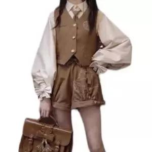 여자 탐정옷 형사 복장 세트 코스튬 졸업사진 코스프레 연극무대