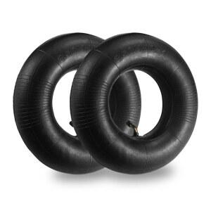 (2팩) TR-87 벤트 밸브 스템이 장착된 4.10/3.50-4 잔디 유틸리티 발전기, 내부 교체, 핸드 카트 깎는 휠바로우, 돌리, 트럭 튜브, 기계,