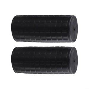 클라우드파워 고무 휠바로우 핸들 그립 원형 블랙 설계로 카트 방지 인체공학적 커버 가든 트럭 커버, 도구 2팩(122 교체 돌리 x 핸드 40mm) 튜브 미끄럼