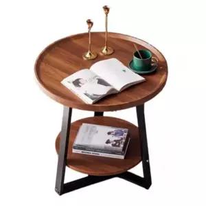 북유럽 테이블 침실 서재 원형 슬림 콘솔 램프 블랙