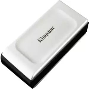 Kingston XS2000 500G 고성능 휴대용 SSD(USB-C 포함) 포켓 사이즈 USB 3.2세대 2x2 외장 솔리드 스테이트
