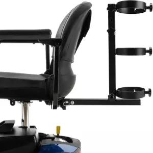 모빌리티 스쿠터 파워 휠체어 액세서리를 위한 이베이코 산소 탱크 홀더 지팡이 2-in-1 (산소 키트) D 및 E