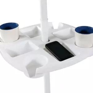 R18 해변 정원 파라솔 필수 높이조절 트레이 컵홀더