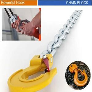 핫 체인 블록 5톤 X 10M 풀리 바이탈 1/2/5톤 호이스트 레버