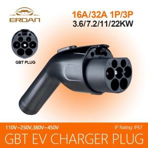 코알랭키 16A/32A 3.6KW 7.2KW 11KW 22KW 전기차 충전기 GB/T 플러그 교환형 가정용 충전소