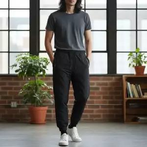 (리부) 기모바지 겨울바지 방한바지 작업복바지 편한바지