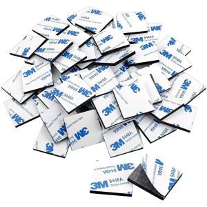 UPINS 180 자가 양면 강력 패드 검은색 아트 용품용 테이프 DIY 공예 접착 스퀘어